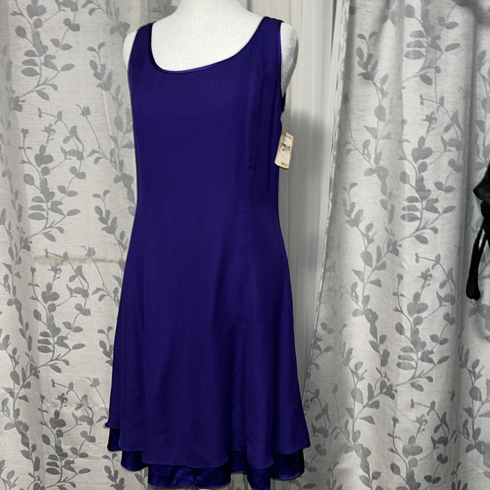 NWT Neiman Marcus Tom and Linda Platt silk slip dress! 💜MSRP $750.00 - Picture 2 of 10